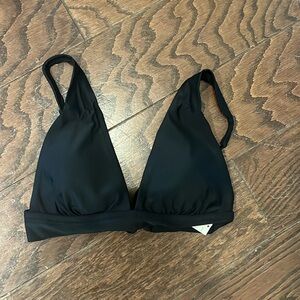 Nwt aerie black bikini top, medium